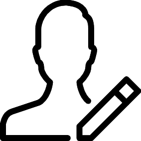 Schreibender Benutzer